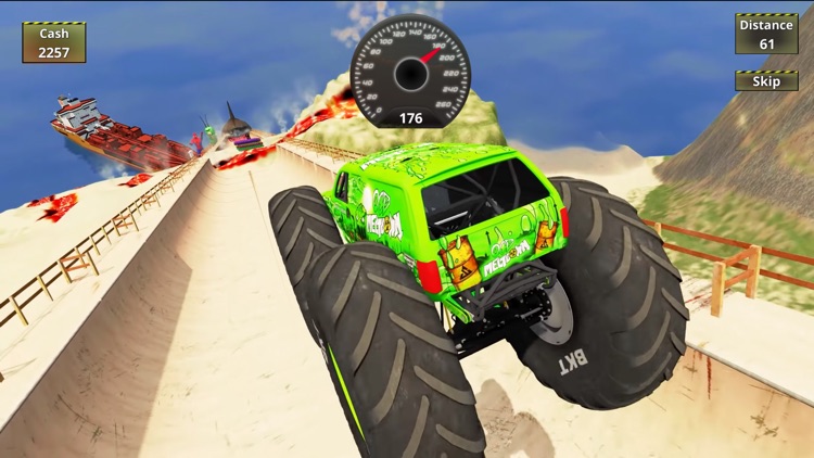 Monster Truck Off Road Stunts Simulator - Crash Stunts Racing
