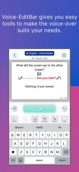 Game screenshot Voice-Over AI | Text To Speech hack