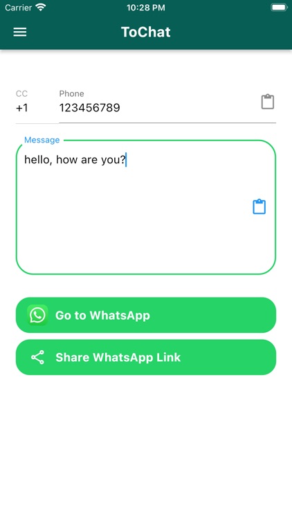 ToChat for WhatsApp