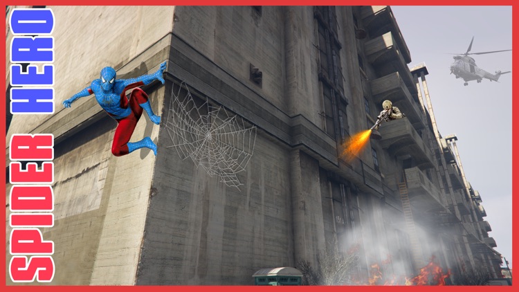 Spider Superhero Rope Man Game