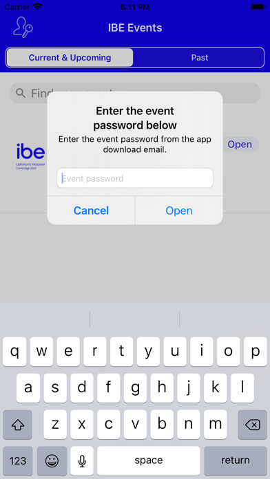 IBE Events screenshot 2