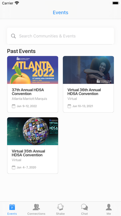 HDSA Annual Convention screenshot 2