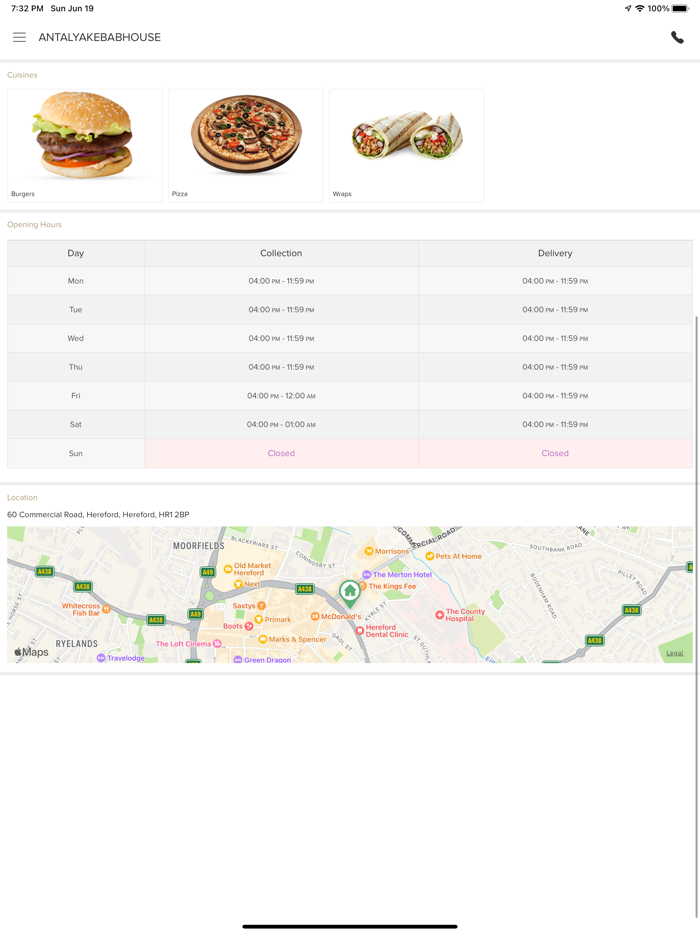 ANTALYA KEBAB HOUSE Hereford