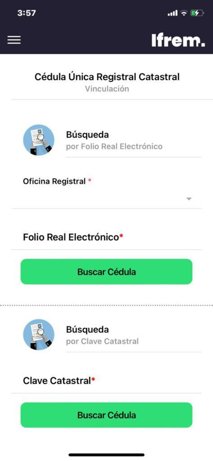 Cédula Registral y Catastral