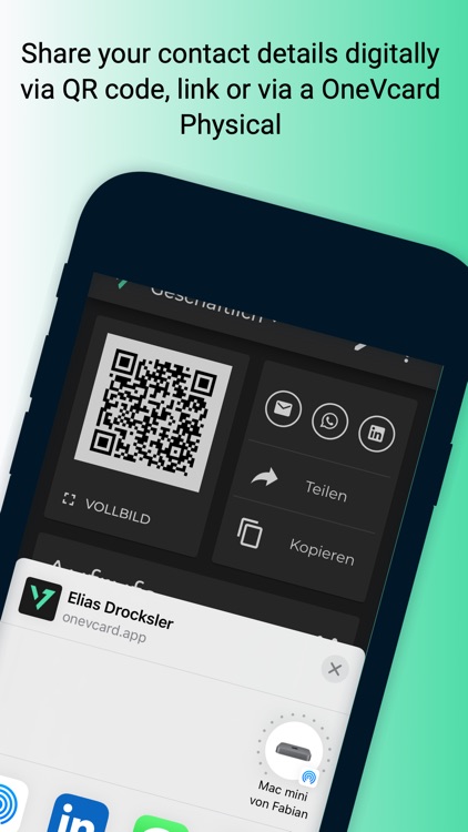 oneVcard - smart business card