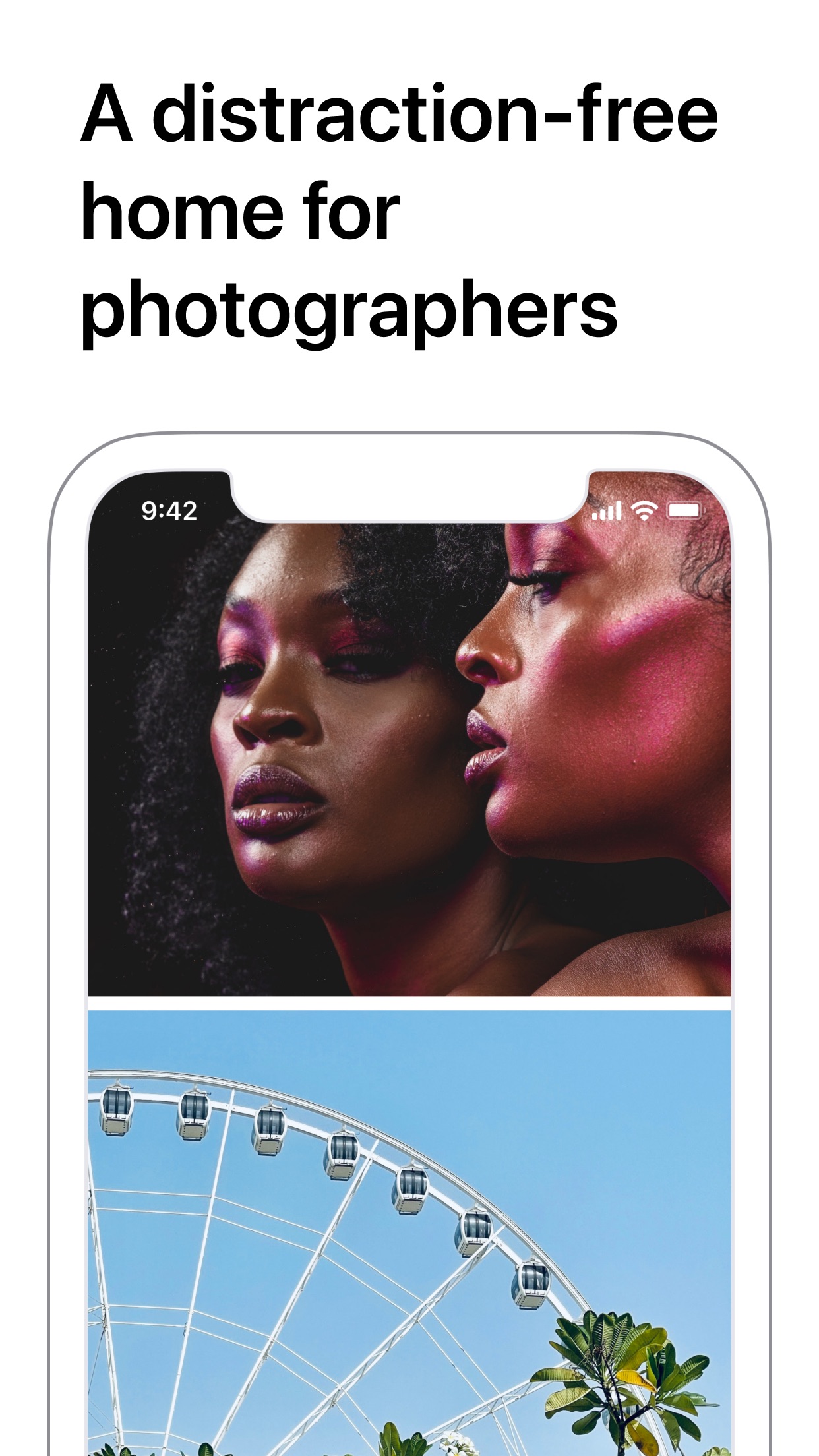 Screenshot do app Glass - Photography Community
