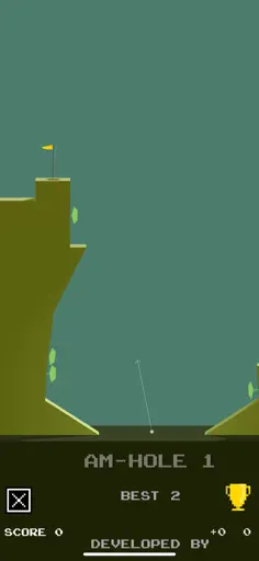 Vertical Golf - Screenshot 1