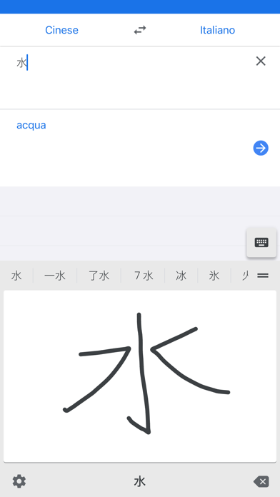 Screenshot of Google Traduttore4