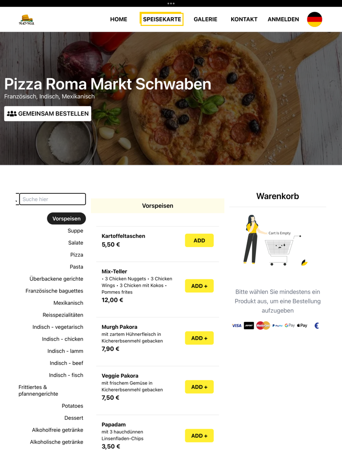 Pizza Roma Markt Schwaben