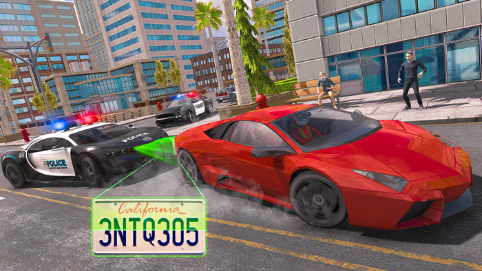 Police Chase - Cop Car Driver