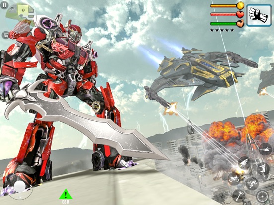 Flying Robot Car Transform screenshot 3