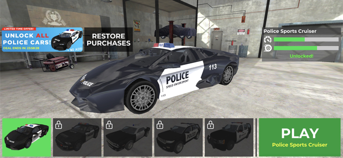 Police Chase - Cop Car Driver