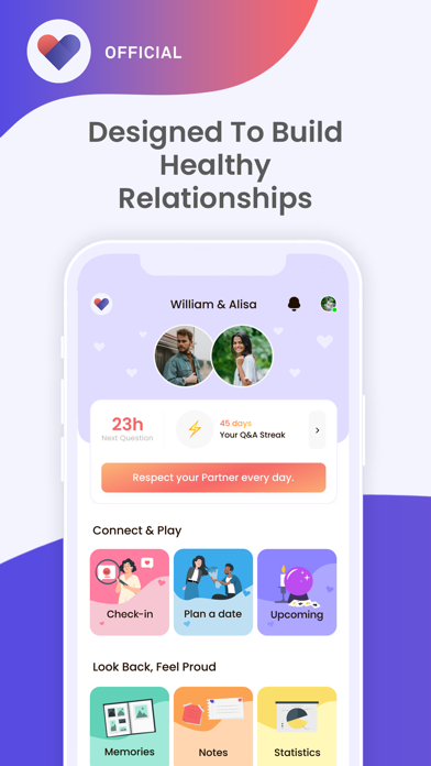 Official, The Relationship App screenshot 1
