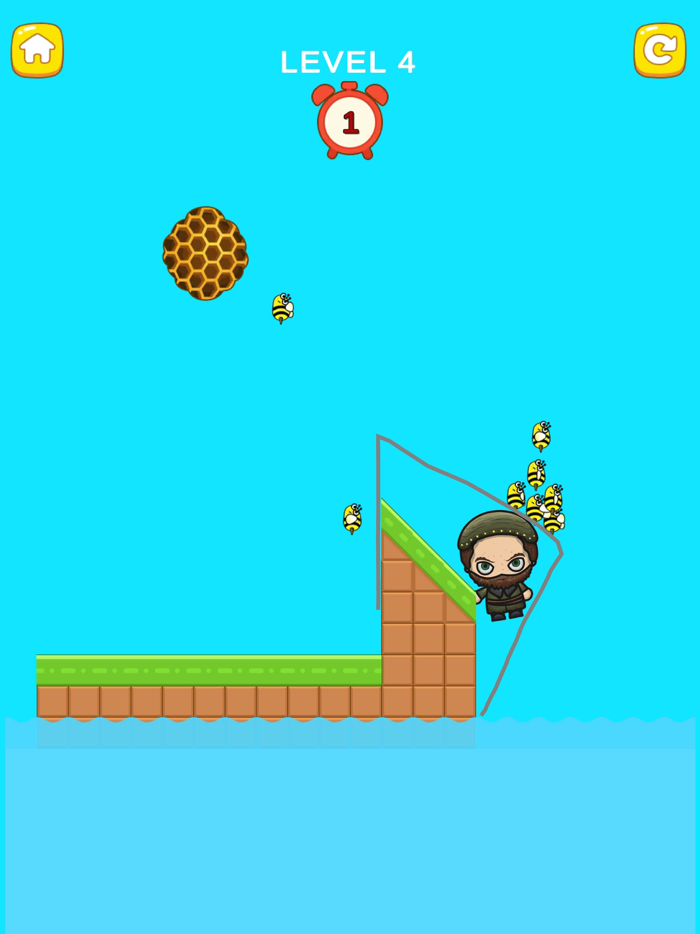 Bee vs Dog - Draw to Save Pets