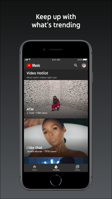YouTube Music iphone images