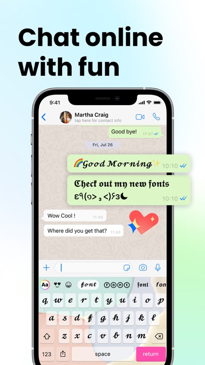 Font Keyboard - Aa Fonts screenshot-5