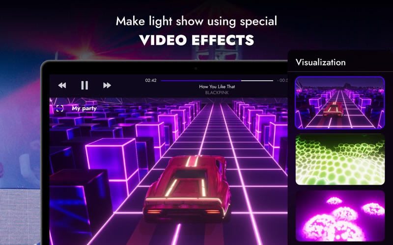 club lighting - virtual rave iphone screenshot 2
