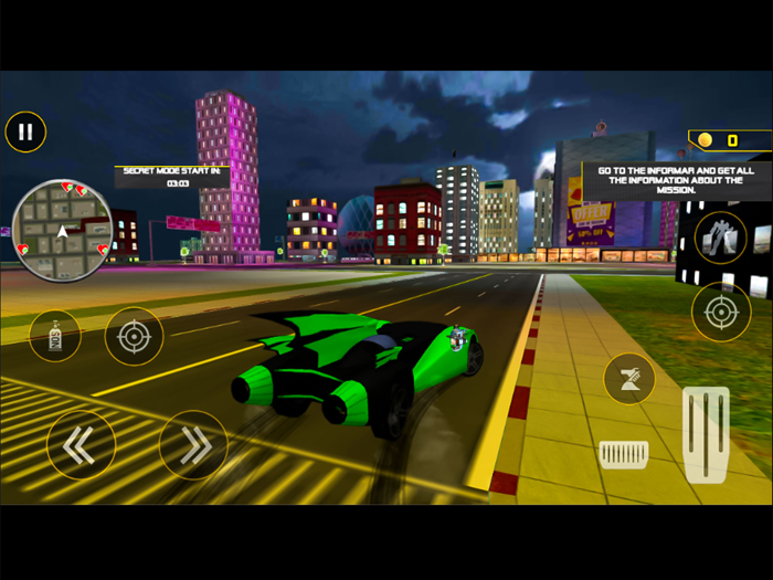 Bat Robot Car Transform Game