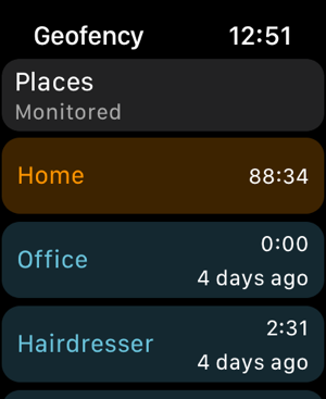 ‎Geofency • Time Tracking Screenshot