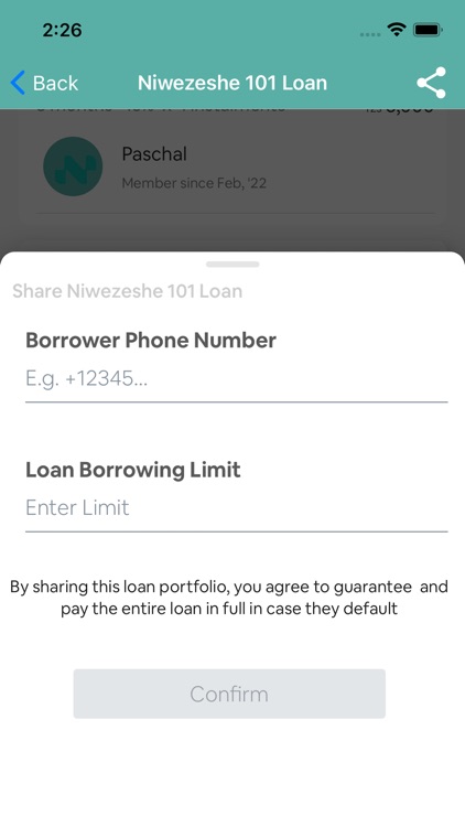 Niwezeshe - Borrow & lend P2P screenshot-7