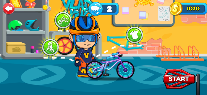 Vlad  Niki Đua xe đạp BMX