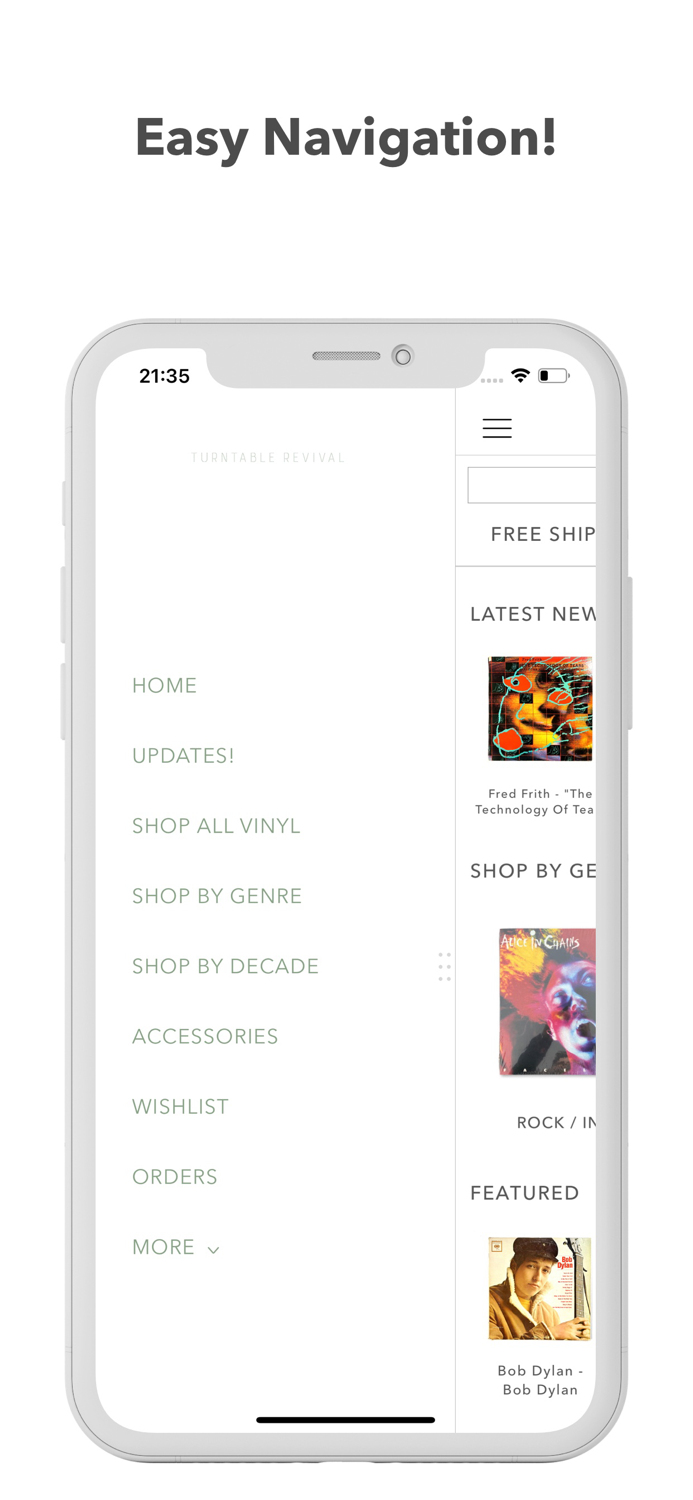 Turntable Revival Used Vinyl