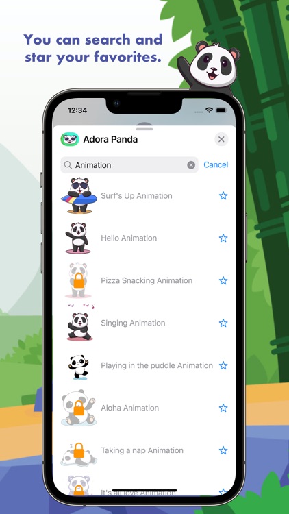 Adora Panda Sticker Pack screenshot-3