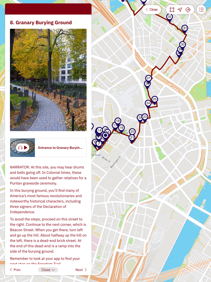 Freedom Trail App