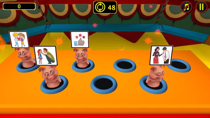 Whack A Pig Spanish Simulation