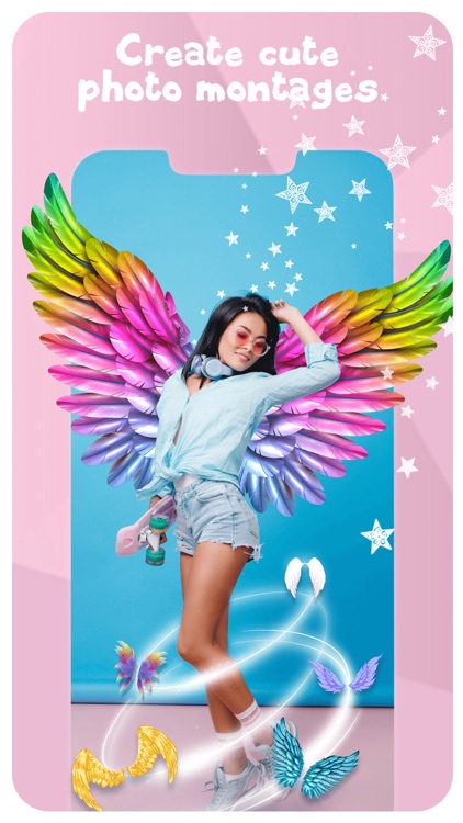 Angel Wings Cute Photo Editor