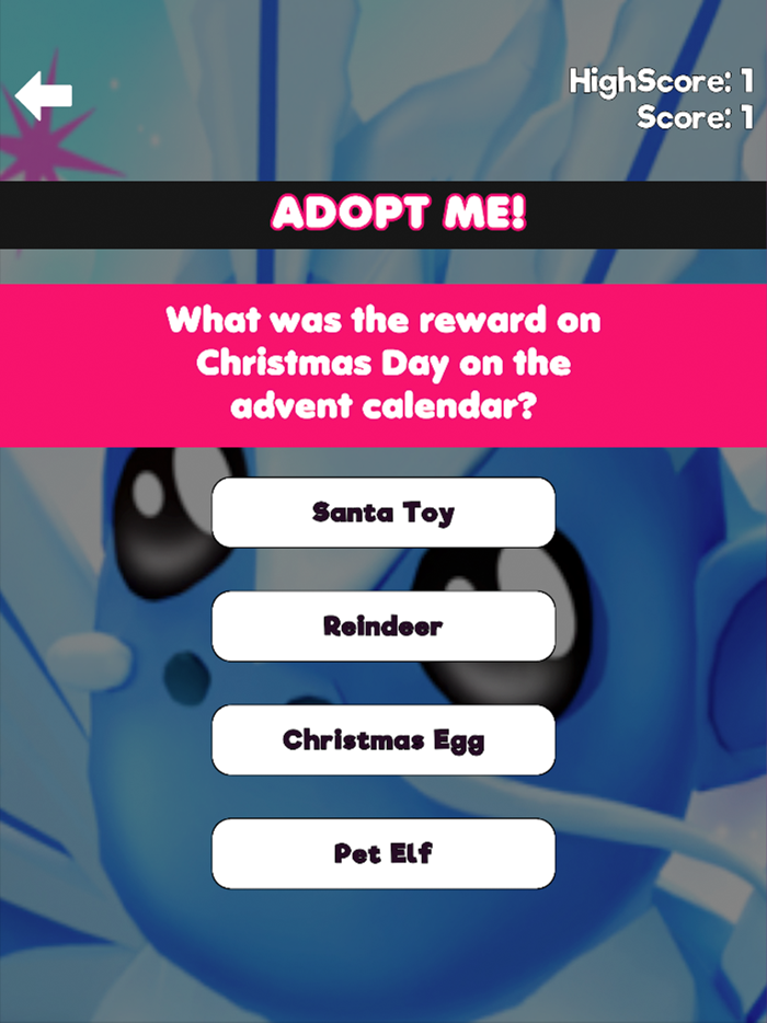 Adopt Me Trivia Quiz