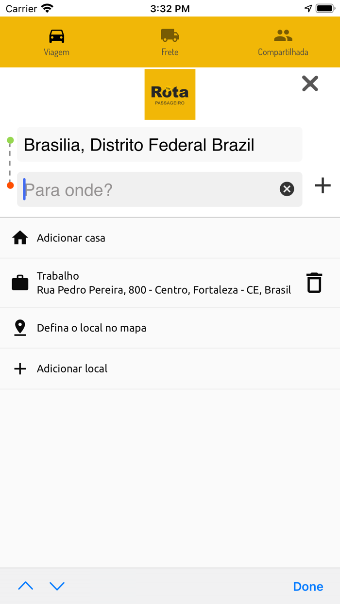 Rota 101 - Passageiro