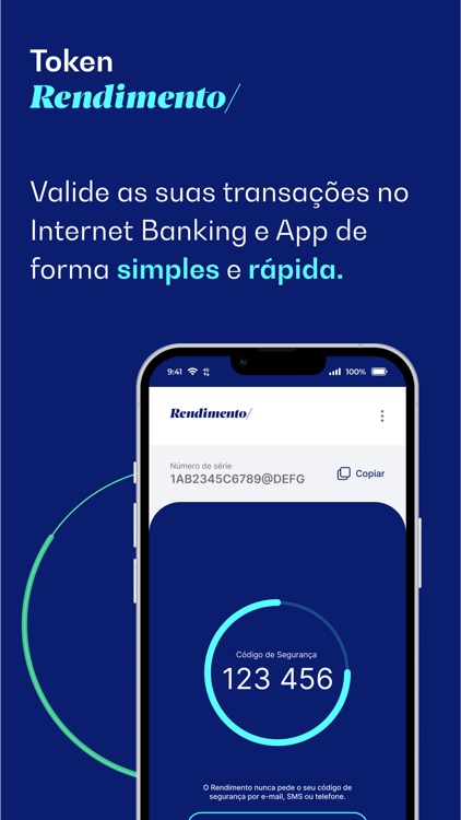 Token Rendimento