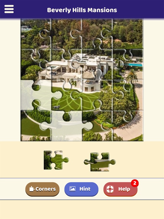 Beverly Hills Mansions Puzzle screenshot 2