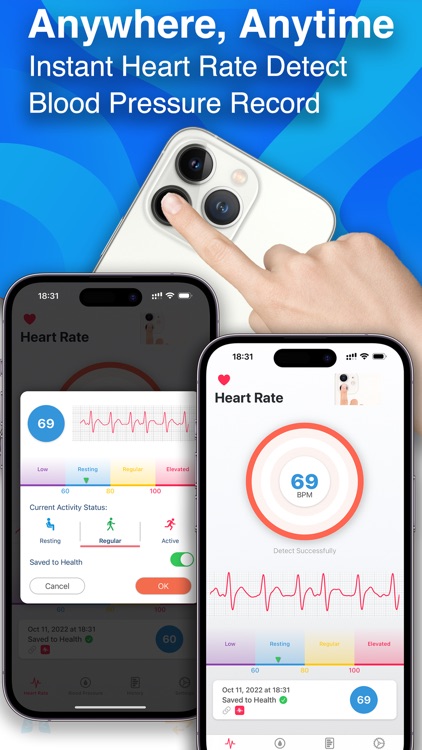 iPulse - Heart Rate & Pressure screenshot-3