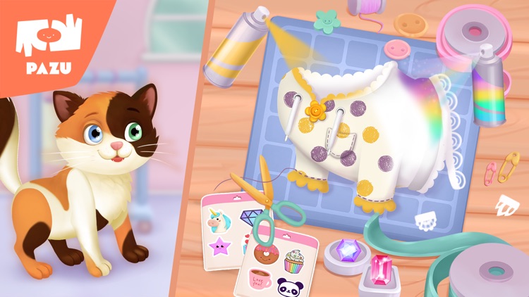 Cat games Pet Care & Dress up screenshot-4