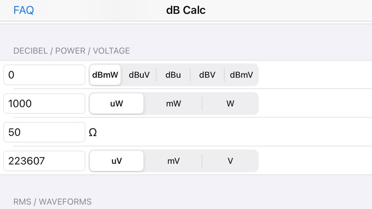 dB Calc