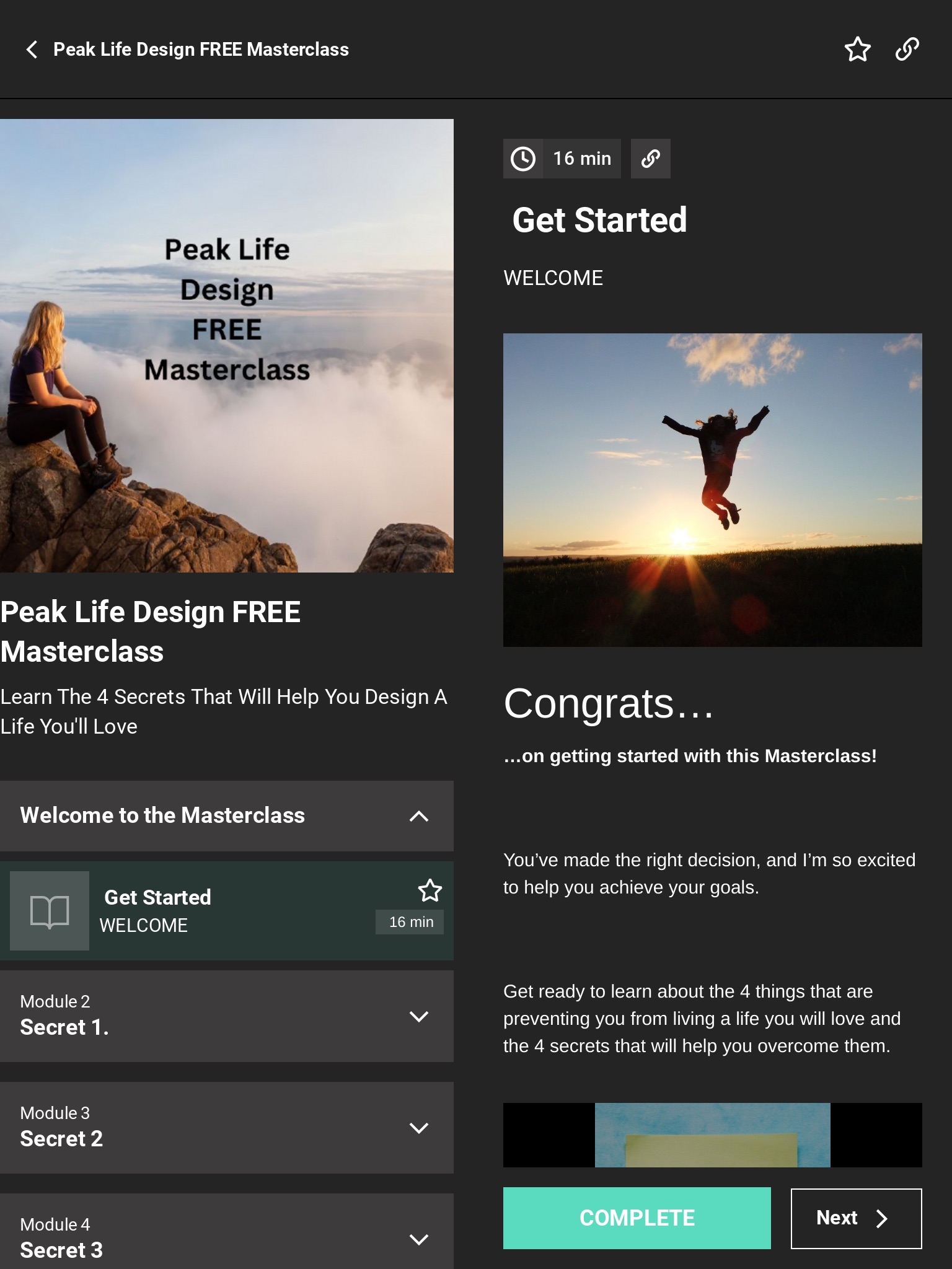 PeakLifeDesign screenshot 2