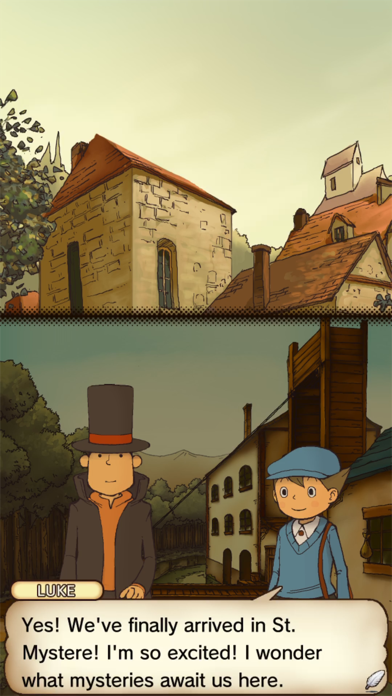 Layton: Curious Village in HD Screenshots