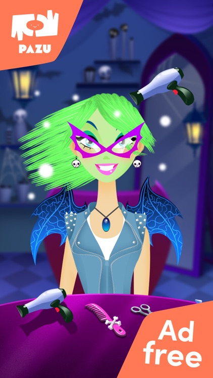 Girls Hair Salon Monsters screenshot-0