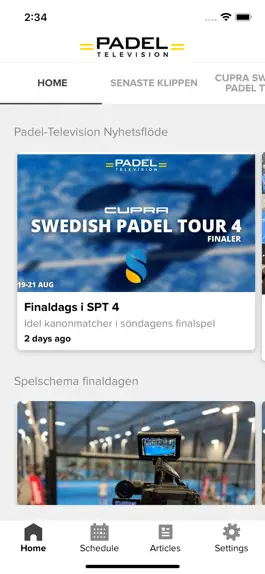 Game screenshot Padel Television mod apk