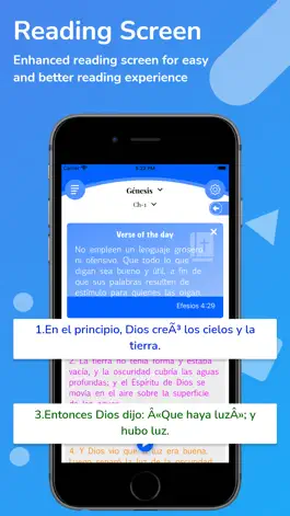Game screenshot KJV Biblia Audio en español apk