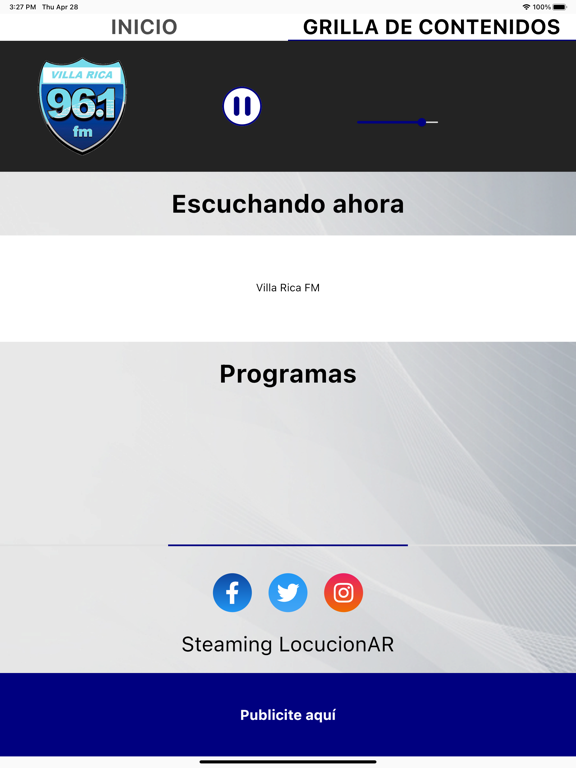 Villa Rica FM 96.1Mhz screenshot 2