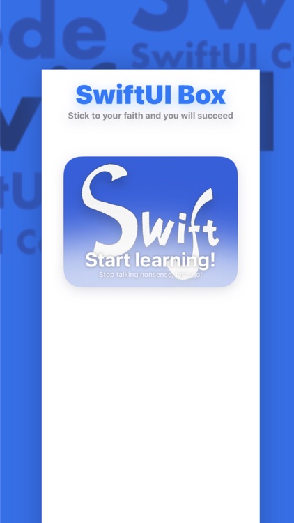 SwiftUI Box