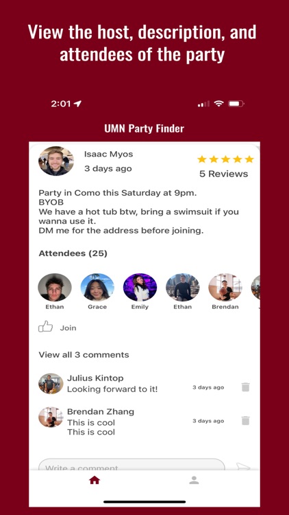 UMN Party Finder