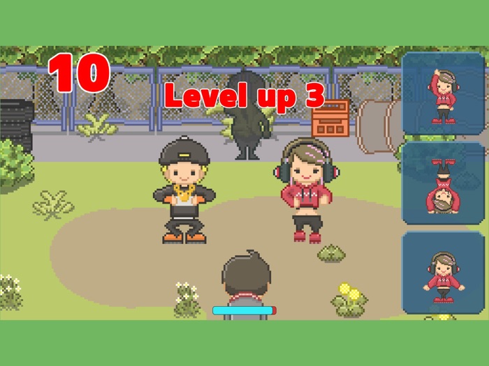 そろえてダンシング　～簡単なリズムダンスゲーム！～