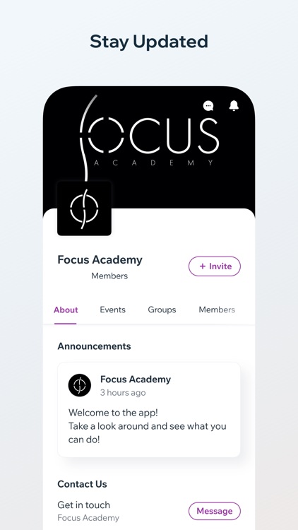 Focus Academy App FYM