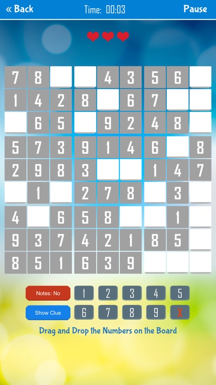 Drag and Drop Sudoku