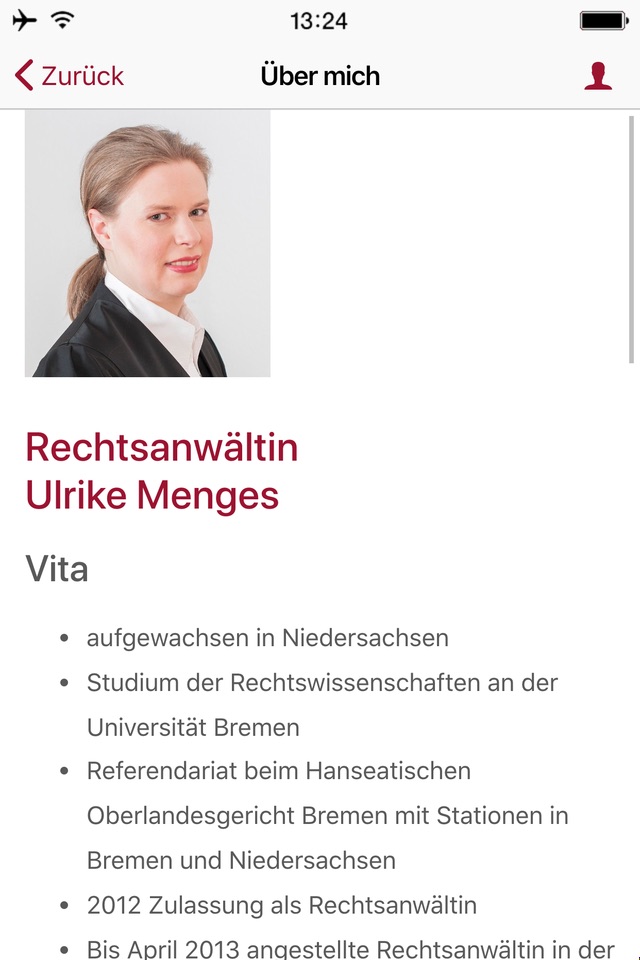 Rechtsanwältin Ulrike Menges screenshot 3