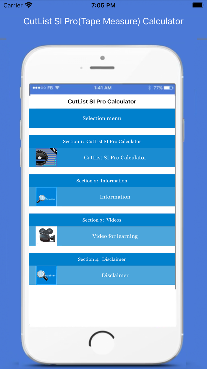 CutList SI Pro Calculator